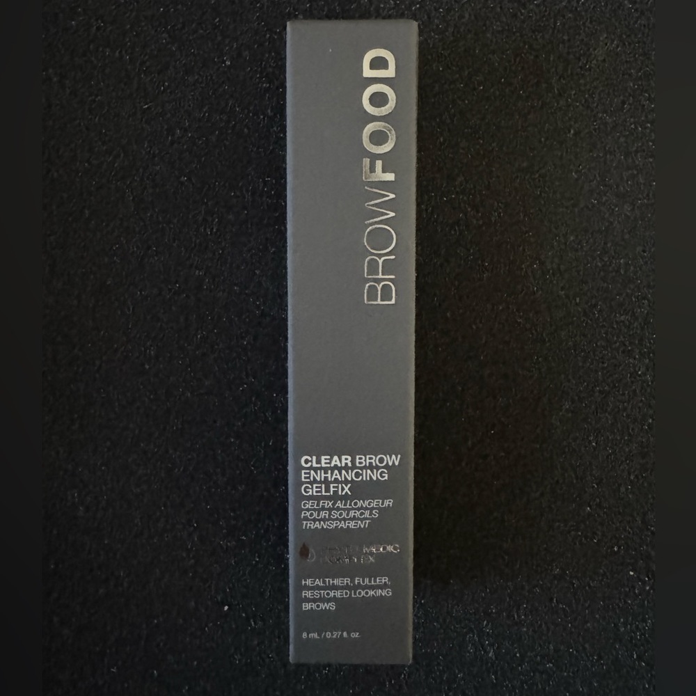 BrowFood Clear Brow Enhancing GelFix | New in Box 8 ml